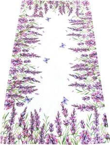 Vzorovaný ubrus - běhoun na stůl LAVENDA 50x100 cm Mybesthome