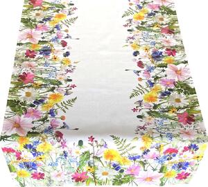 Vzorovaný ubrus - běhoun na stůl MEADOW 60x120 cm Mybesthome
