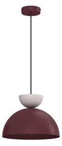 Lustr na lanku NEVIS 1xE27/15W/230V pr. 29 cm burgundy