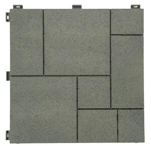Multy home Gumová dlaždice STONE MOSAIC 30 x 30 cm, zelená, 1 ks