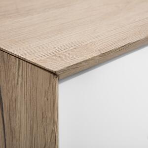 Televizní stolek bílí / světlé dřevo FORESTER