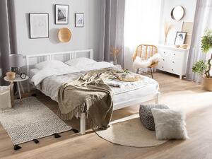 Dřevěná postel 160 x 200 cmbílá VANNES