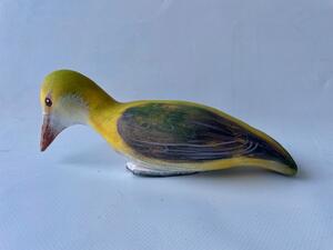 Ptáček na zeď - žluna zelená Keramika Andreas