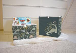 Úložná krabice Friendly Dinosaurs, 20x32 cm