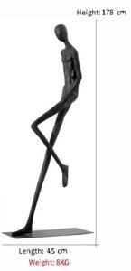 Immax 08809XL - Dekorační socha SILUETTE 178 cm Human Relax