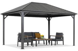 Kovový altán Sardinie 3x4 Garden Point antracitový