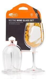 Sada skleniček GSI Outdoors Nesting Wine Glass Set