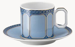 Porcelánový šálek na espresso's podšálkem Signum, 2 ks