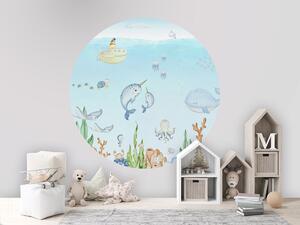 FUGU Samolepicí kruh Veselé dobrodružství pod hladinou – Ocean Joy Rozměr: kruh 40 cm