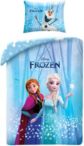 Ložní povlečení Ledové království - Frozen - motiv Princezny v kouzelném lese - 100% bavlna - 70x90 cm + 140x200 cm