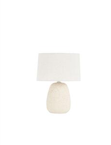 Stolní lampa Pamo tmavě béžová