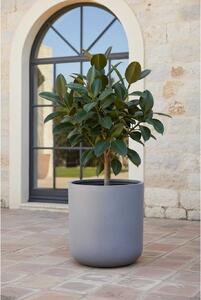 Květináč CHICO, sklolaminát, průměr 45 cm, beton design šedý