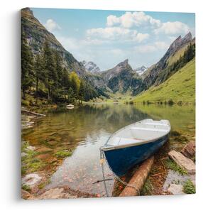 Obraz - Seealpsee, jezero Švýcarska (30x30 cm)