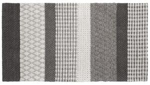 Vlněný koberec 80 x 150 cm šedý AKKAYA