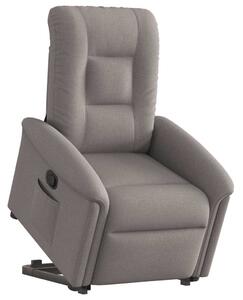 Zvedací polohovací křeslo taupe textil 3303261