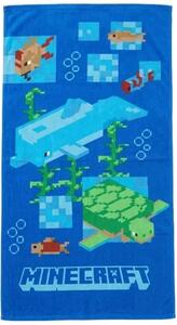 Carbotex osuška Minecraft Delfín a Želva 70x140 cm