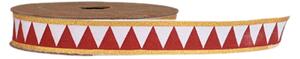 Dekorativní stuha Drummer Red / White 1,5 cm – 5 m