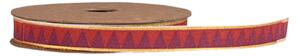 Dekorativní stuha Drummer Red 1 cm– 5 m
