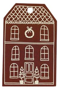 Visačky na dárky Christmas Joy Brown – 6 ks