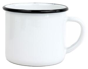 BELIS Smaltovaný hrnek 8 cm/0,35l, bílý