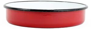 Pizza plech červený 24 cm, vyrobeno pro BELIS/SFINX