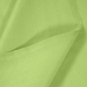 Goldea bavlněná jednobarevná látka - plátno suzy - zelená 142 cm