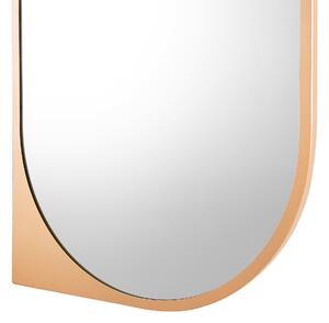 Nástěnné zrcadlo 65 x 90 cm zlaté HIREL