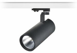 RED - DESIGN RENDL RENDL FANGIO pro tříokr. lištu černá 230V LED 25W 36° 3000K R12060