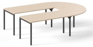 NARBUTAS - Jednací stůl NOVA U-shaped 260x200 cm