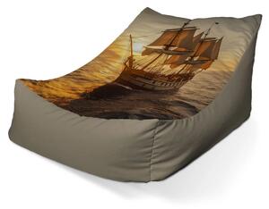 Sablio Sedací vak Lounge Plachetnice na klidném moři 2 - 80 x 95 x 50 cm