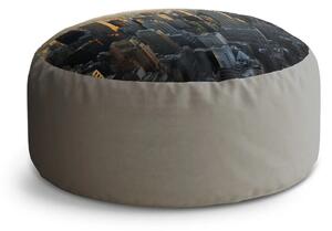 Sablio Taburet Circle New York Skyline: 38x48 cm
