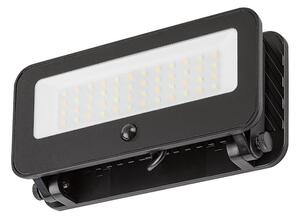 RABALUX 77160 Tarcal solární nástěnné svítidlo se senzorem LED 8W/1200lm 3000+4000+6500K IP65 černá, stmívatelné