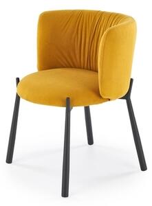 Halmar jídelní židle K531 + barevné provedení hořčicová