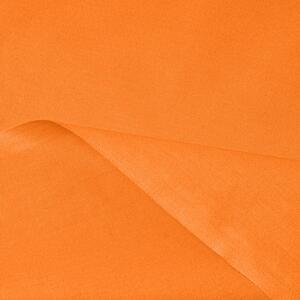 Goldea oválný ubrus 100% bavlněné plátno - oranžový 120 x 160 cm