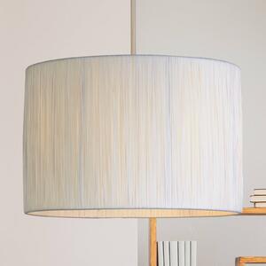 Searchlight Závěsné světlo Morianna, bílé, proutěné, Ø 30 cm, E27, stmívatelný, Bílá / opál, Obývací pokoj / jídelna, Dřevo, Skandinávský
