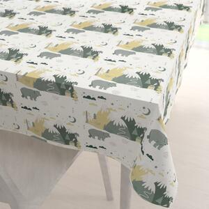 Biante Sametový obdélníkový ubrus Tamara TMR-031 Medvědi v horách 50x100 cm