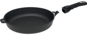 Litinová pánev AMT Gastroguss 28 cm, vhodná na indukci, s odnímatelnou rukojetí