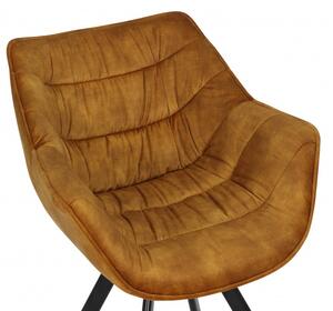 Židlo-křeslo DUTCH COMFORT tmavě žlutá samet Nábytek | Jídelní prostory | Jídelní židle | Všechny jídelní židle