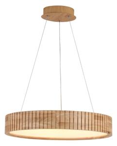 Brilagi - LED Lustr na lanku FALCON WOOD MODERN LED/30W/230V pr. 45 cm dřevo