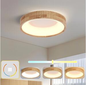 Brilagi - LED Stropní svítidlo FALCON WOOD MODERN LED/30W/230V pr. 45 cm dřevo
