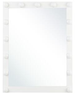 Nástěnné zrcadlo LED 50 x 60 cm bílé ODENAS