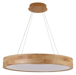 Brilagi -LED Lustr na lanku FALCON WOOD LED/40W/230V 3000/4000/6000K 60 cm dřevo