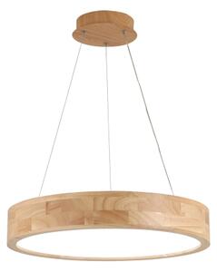 Brilagi -LED Lustr na lanku FALCON WOOD LED/30W/230V 3000/4000/6000K 45 cm dřevo