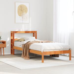 Rám postele s čelem voskově hnědý 75 x 190 cm masivní borovice 3305732