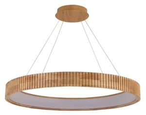 Brilagi - LED Lustr na lanku FALCON WOOD MODERN LED/60W/230V pr. 80 cm dřevo