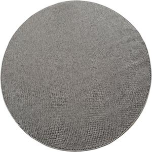 Ayyildiz, Kusový koberec Helix 2200 silver kruh, 120x120, šedá, chodba / předsíň