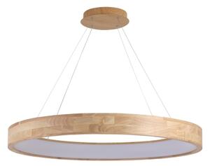Brilagi -LED Lustr na lanku FALCON WOOD LED/60W/230V 3000/4000/6000K 80 cm dřevo