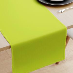 Goldea běhoun na stůl loneta - zelený 35x180 cm