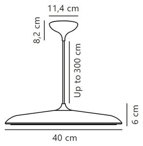 DFTP by Nordlux - LED Stmívatelný lustr na lanku ARTIST LED/24W/230V pr. 40 cm