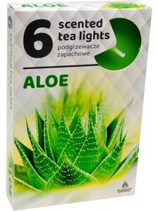 Čajové 6ks Aloe vonné svíčky